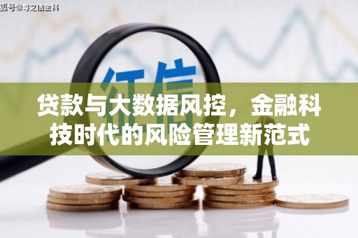 秦州贷款与大数据风控，金融科技时代的风险管理新范式