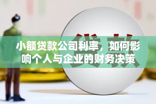 秦州小额贷款公司利率，如何影响个人与企业的财务决策