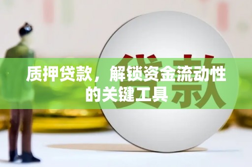 秦州质押贷款，解锁资金流动性的关键工具