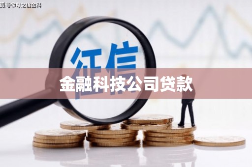 秦州金融科技公司贷款