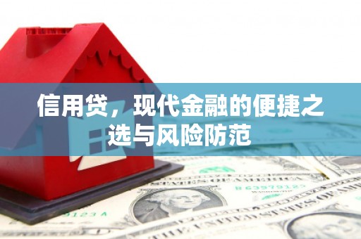 秦州信用贷，现代金融的便捷之选与风险防范